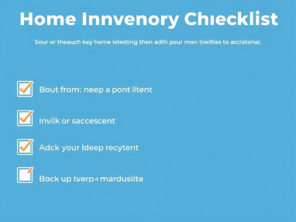 Home Inventory For Insurance Claims Documentation