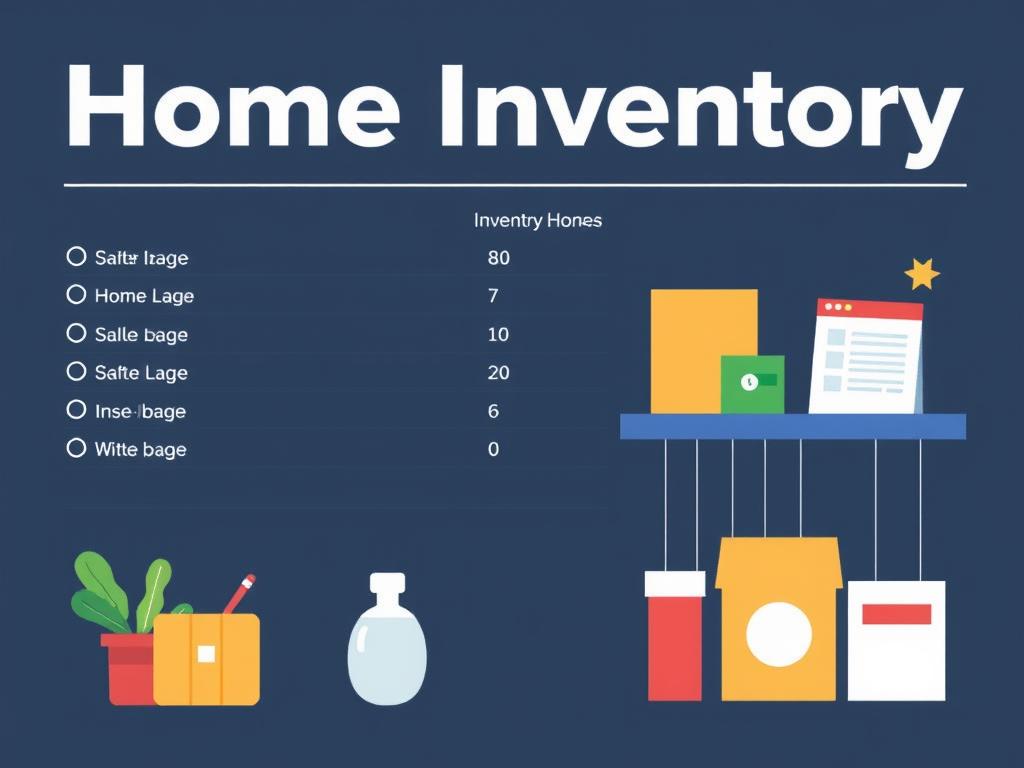 insurance home inventory template csv
